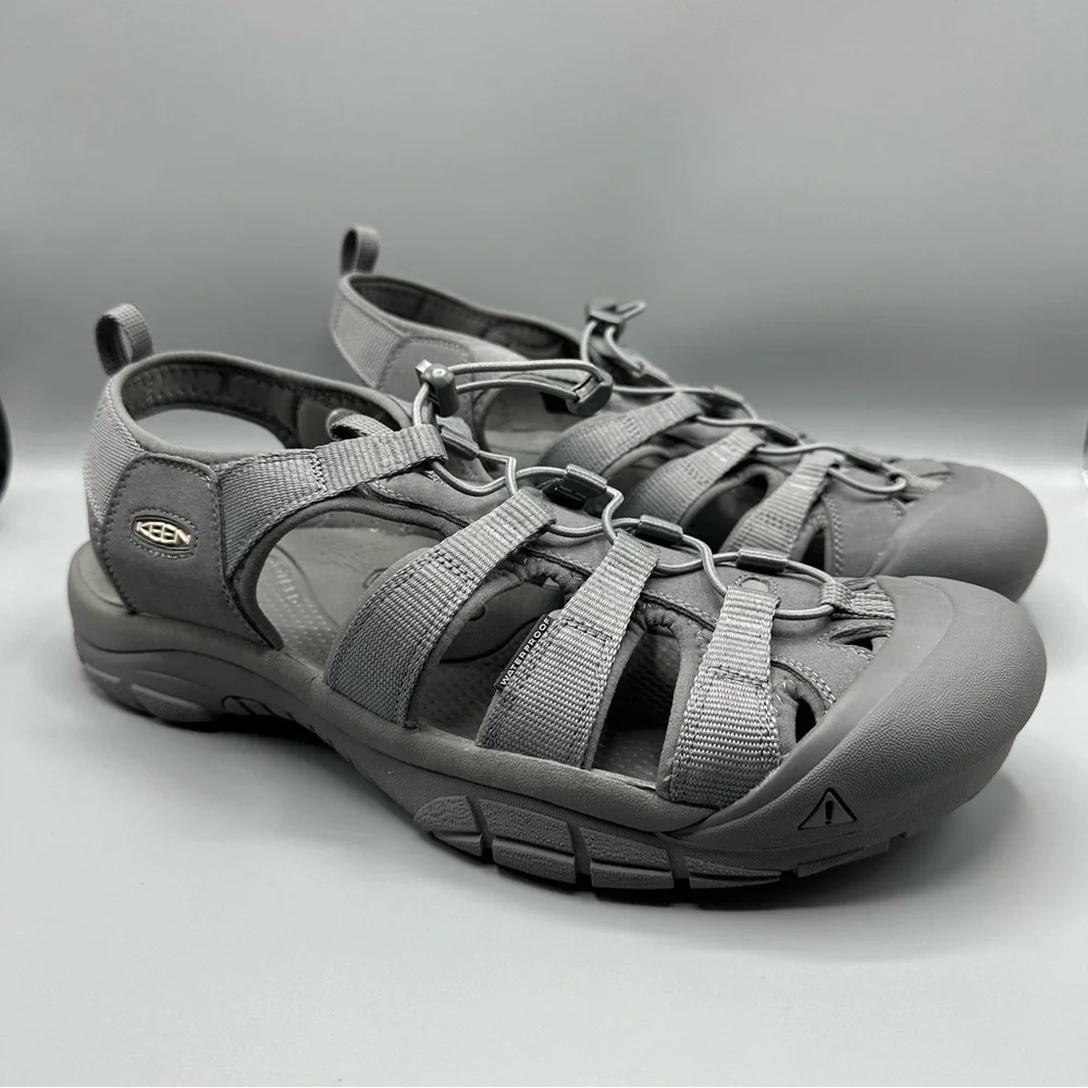 KEEN Men’s Newport H2 Closed Toe Water Sandals Men’s Size 17 Gray